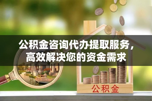 友谊公积金咨询代办提取服务，高效解决您的资金需求