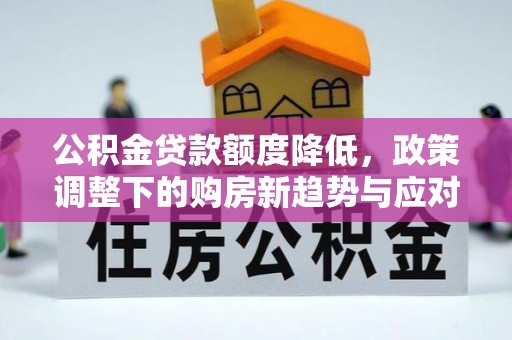 友谊公积金贷款额度降低，政策调整下的购房新趋势与应对策略
