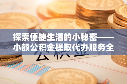 友谊探索便捷生活的小秘密——小额公积金提取代办服务全解析