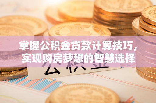 友谊掌握公积金贷款计算技巧，实现购房梦想的智慧选择